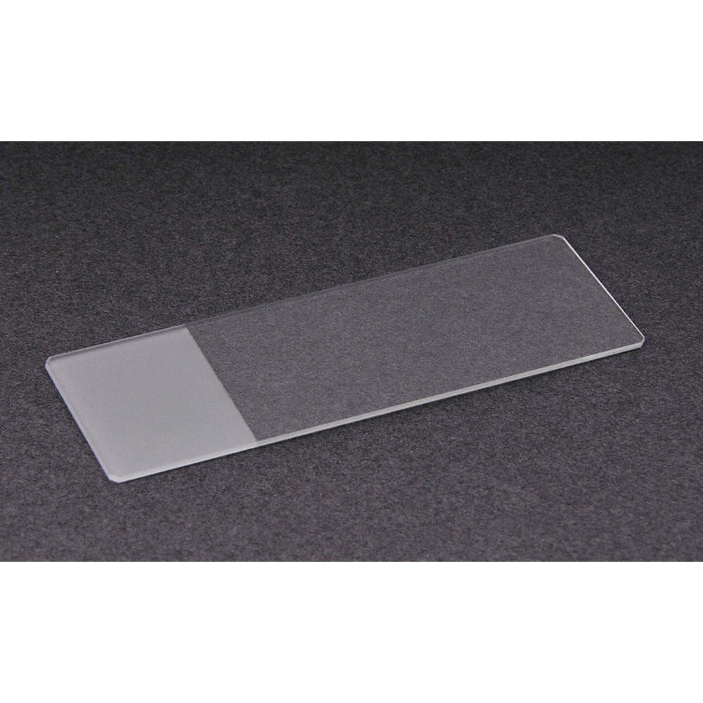 GRAINGER APPROVED 20F854 Microscope Slide,Clear/White,PK72 20F854