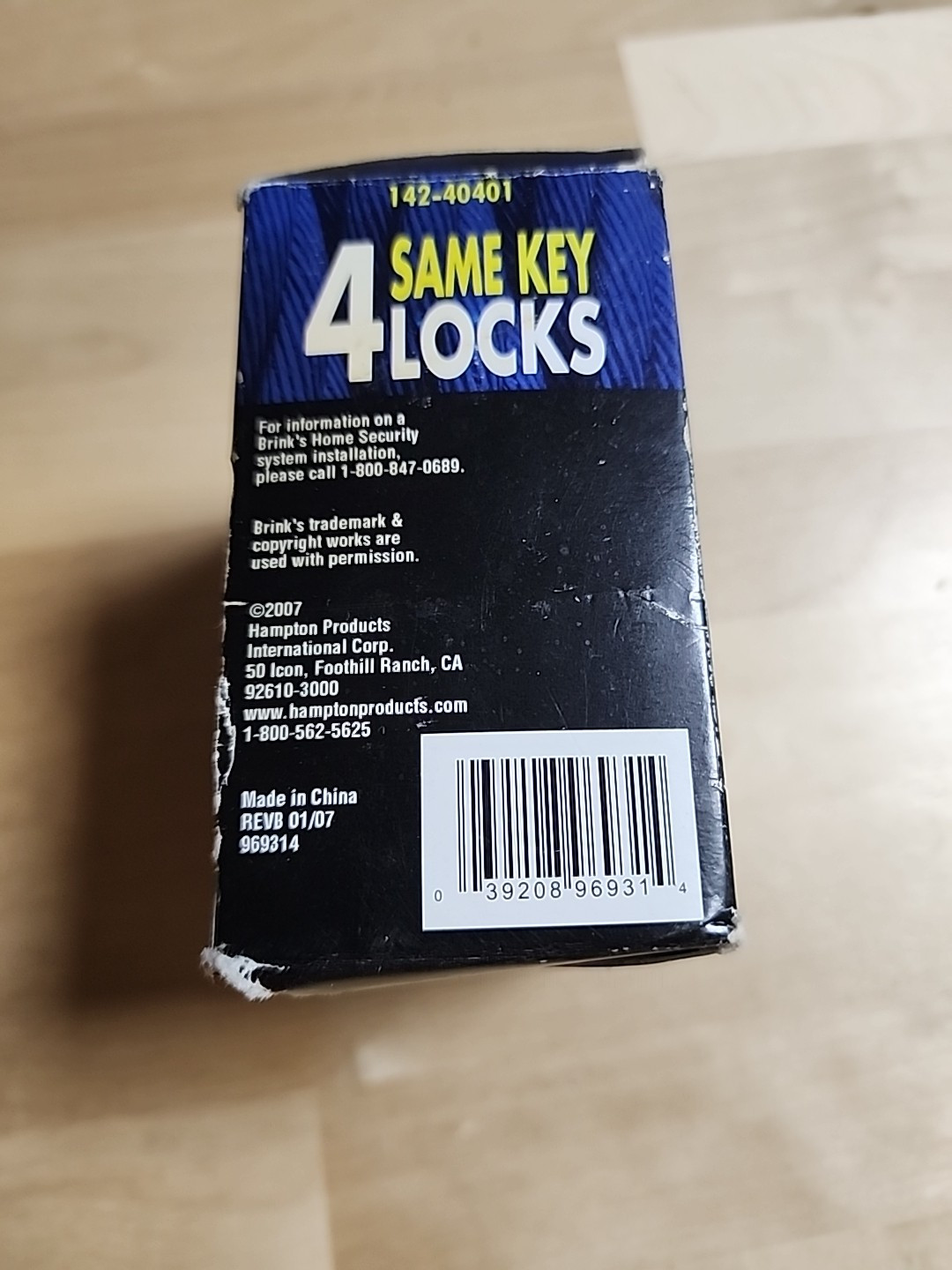 Brinks *Padlocks 4 pcs / Keyed Alike * 1 9/16" Steel
