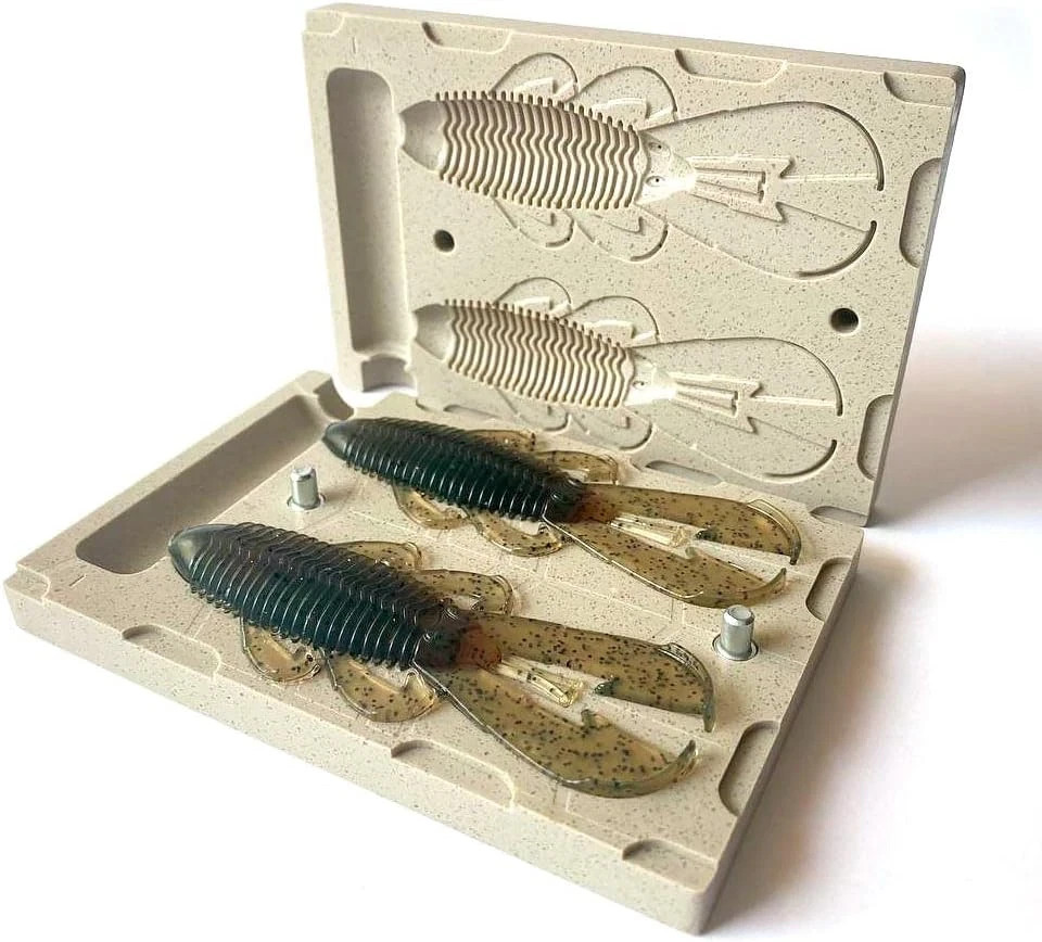 Premium Soft Plastic Injection Molds for 4" Googan Bandito Bug Lures