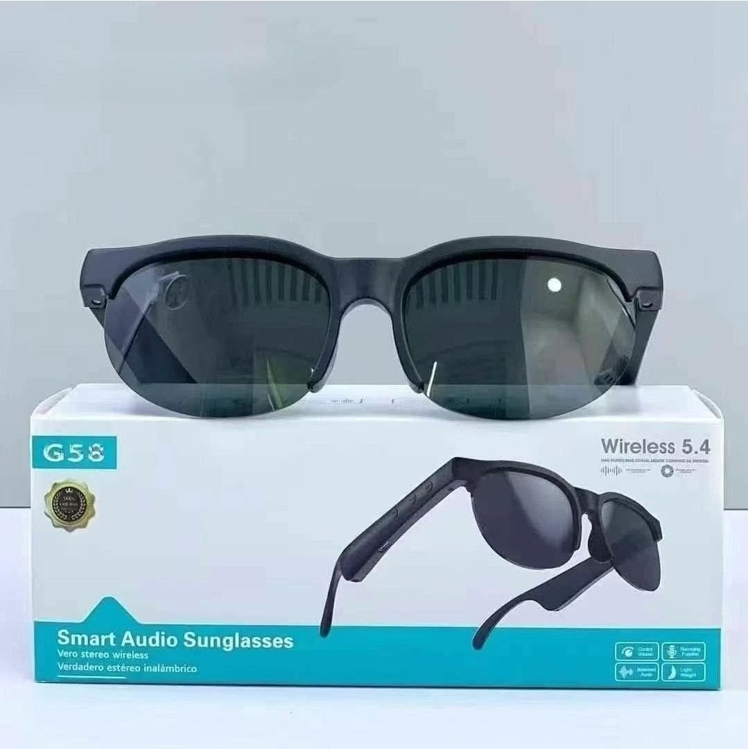 G58 Smart AI Translation Audio Sunglasses, Wireless Bluetooth Built-In Speakers