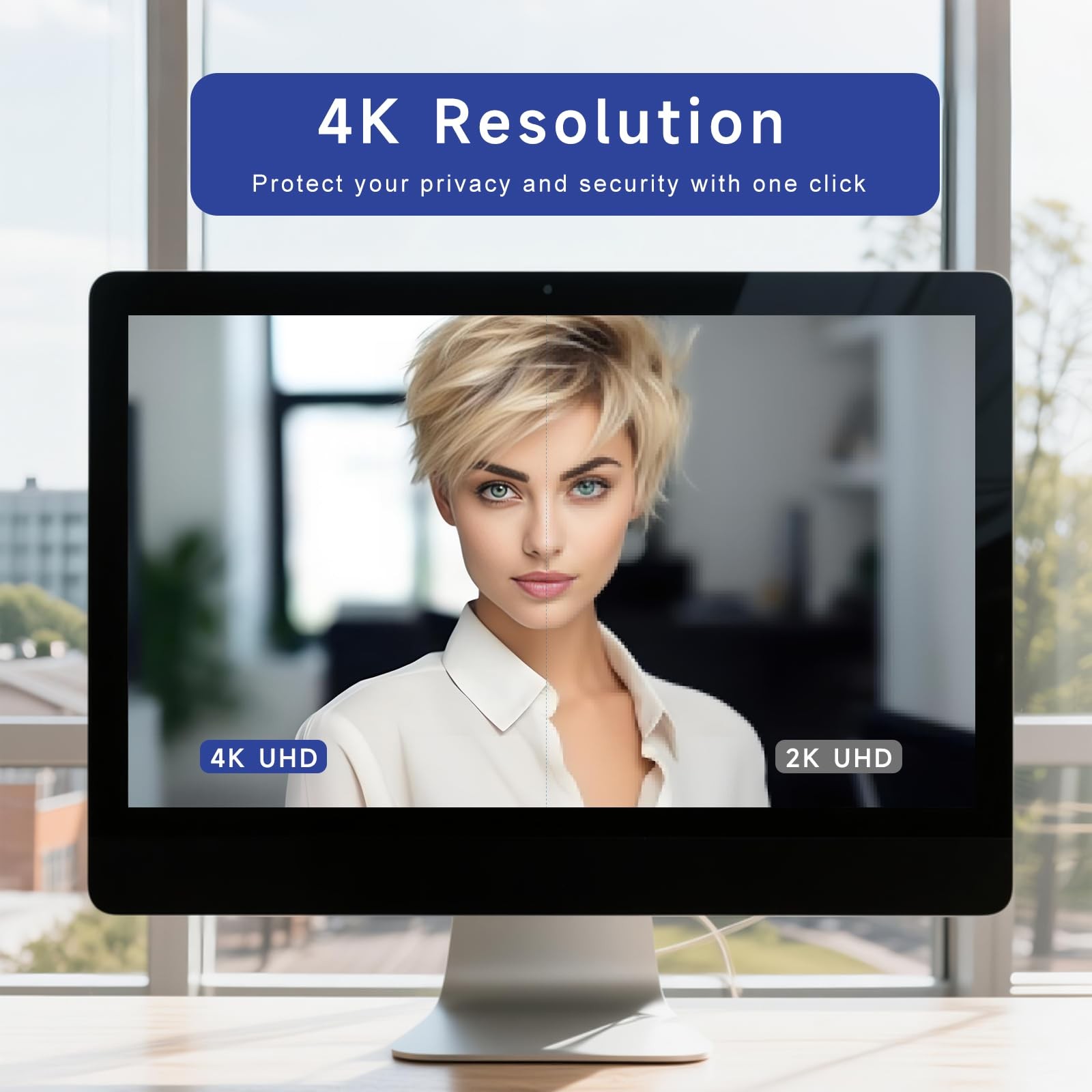 Webcam with Light, 1080p Webcam for PC with Microphone, USB Computer Camera f...