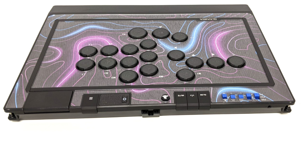 Qanba Sapphire Arcade Fight Stick PS5 PS4 Controller Official Licensed USED