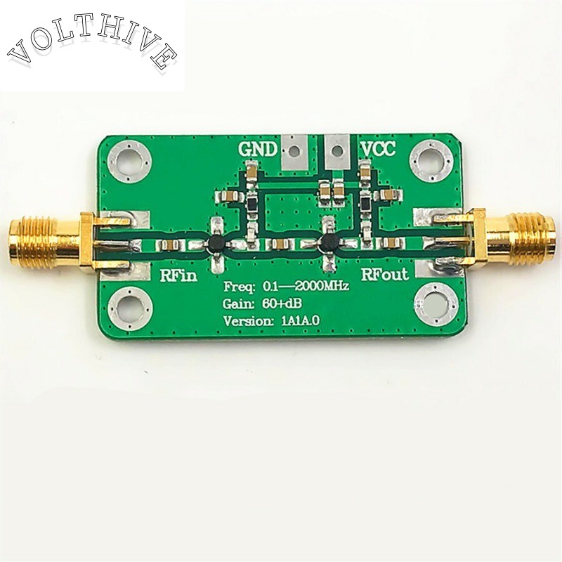 60dB Gain RF Amp 0.1-2000MHzNoise for 5G/ Test Equipment Quality Quality Rapidly