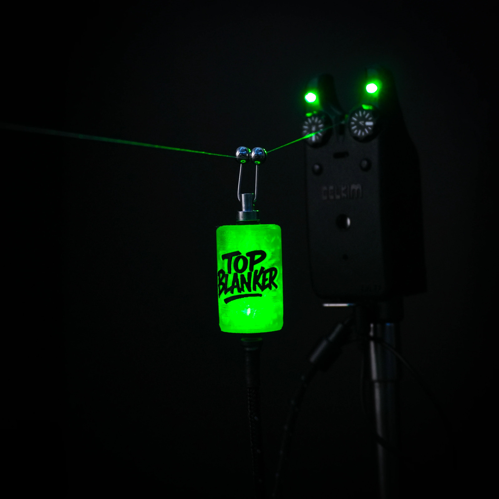 LED Powered Top Blanker Custom Carp Fishing Bobbin