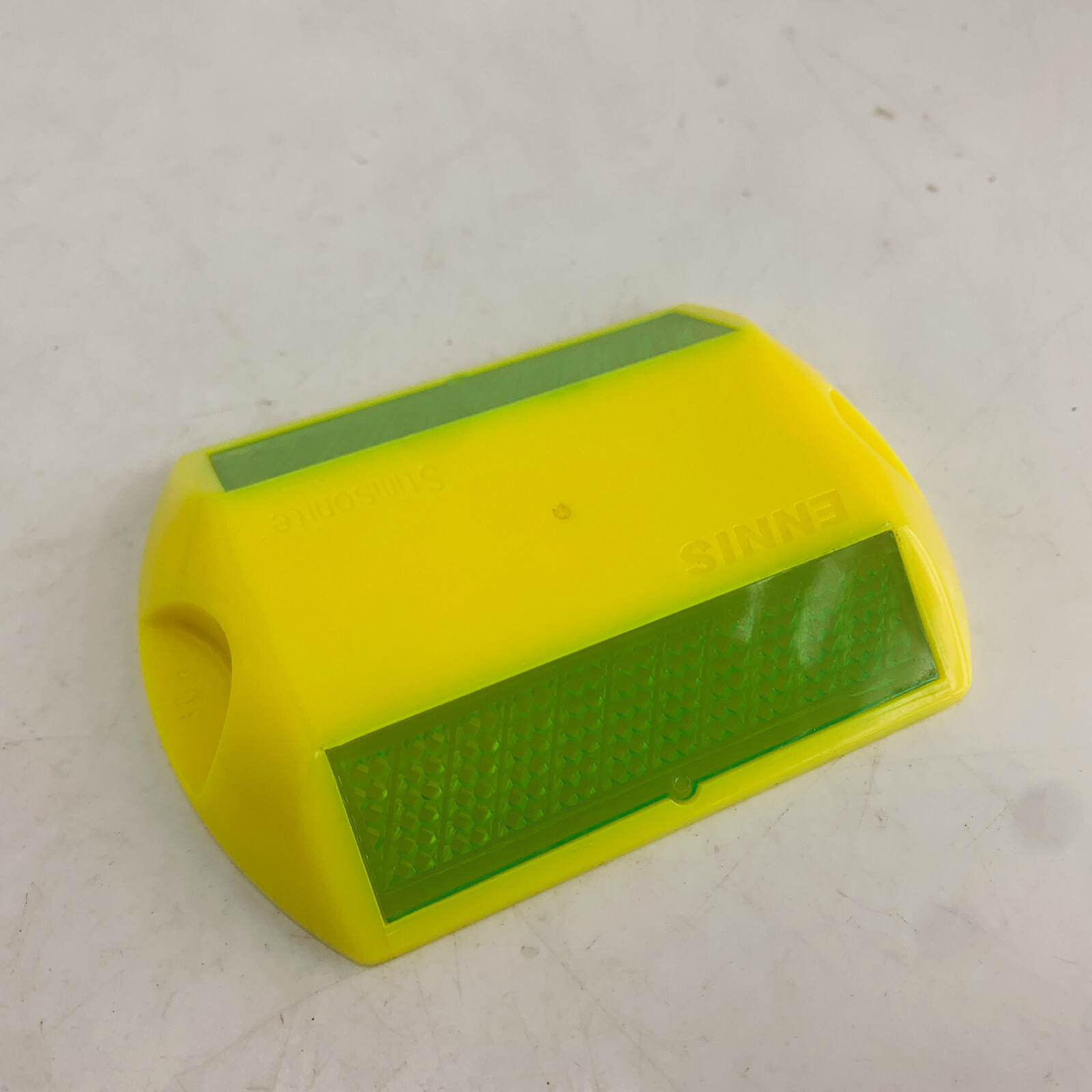 ENNIS 723293 Standard Reflective Pavement Marker 2 Way fluro yellow green