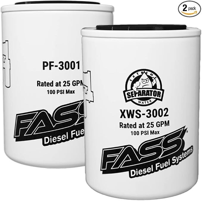 FASS Titanium Series Fuel Filter Combo Package XWS-3002 / PF-3001