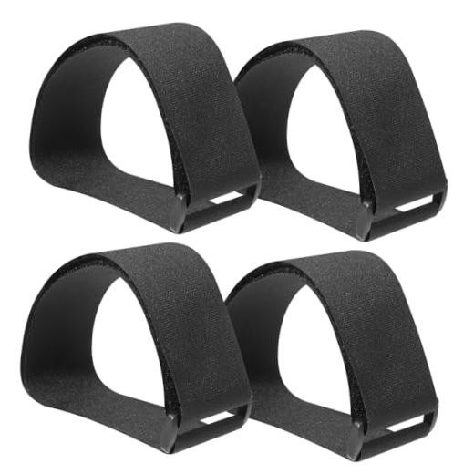 4 PCS Ellipse Leg Exerciser Machine Pedal Straps, Under Desk Elliptical Pedal