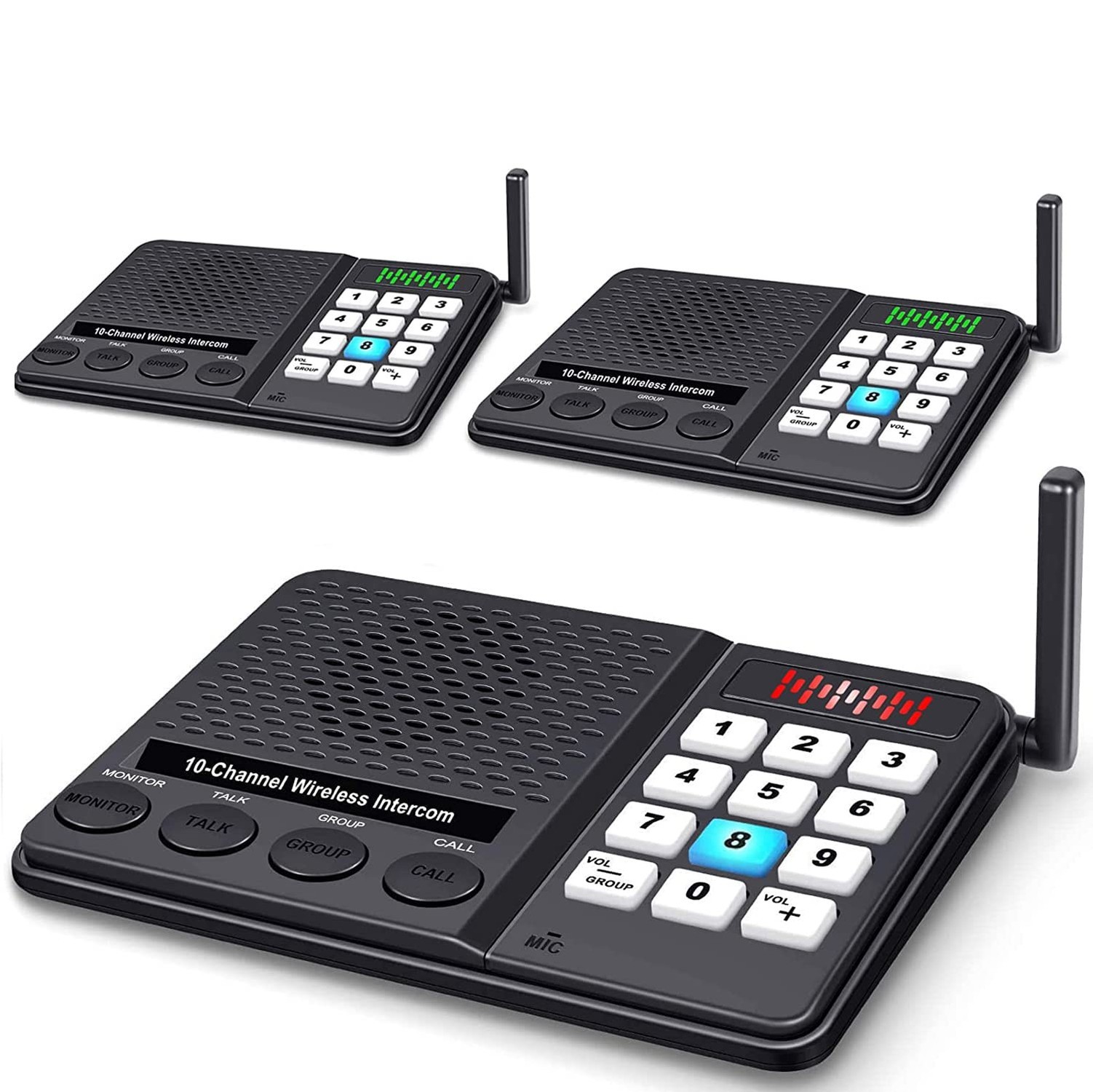 Wireless Intercom System for Home House Business - Room to Room Home Intercom...