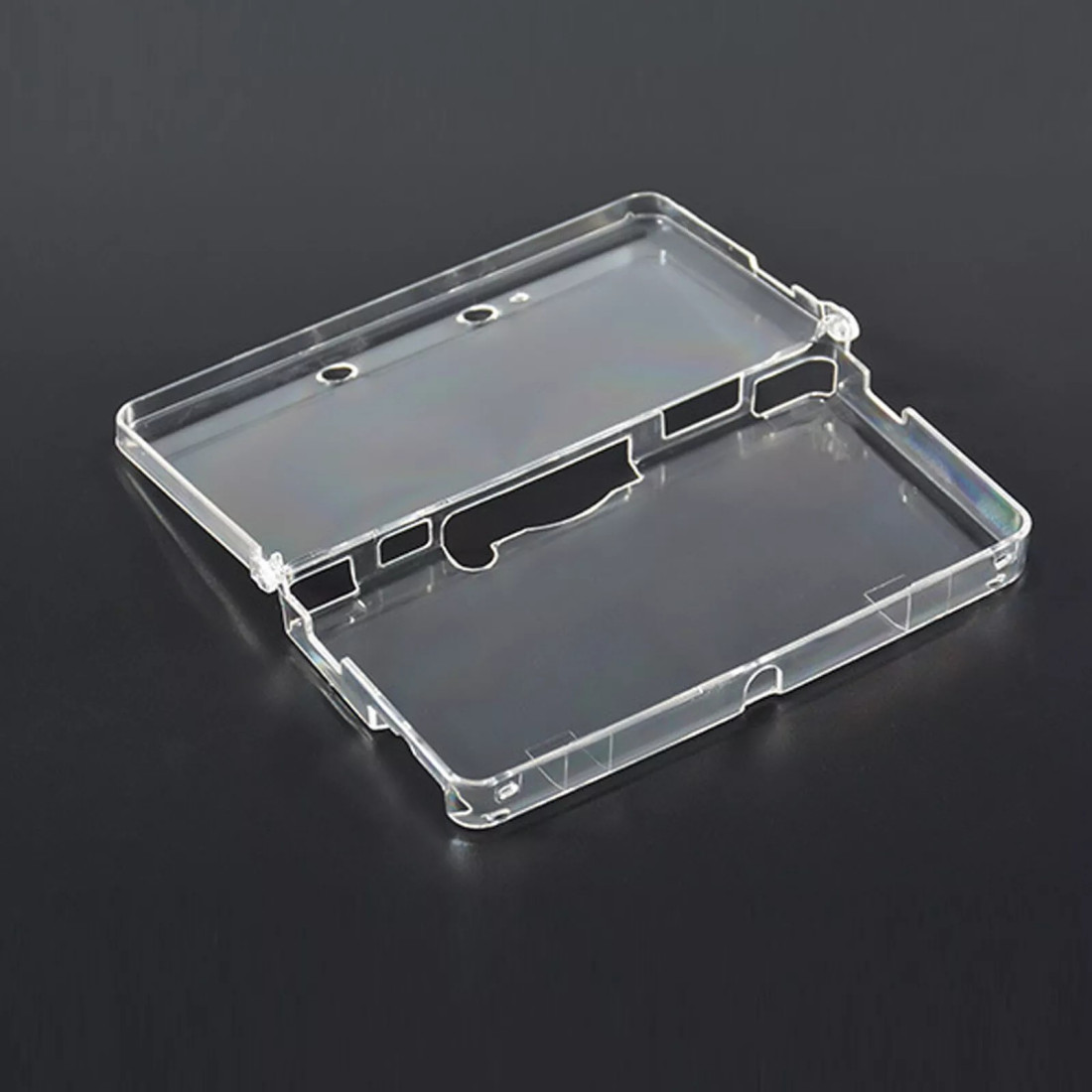 For Nintendo 3DS Snap-on Clear Plastic Crystal Hard Shell Case Protective Cover