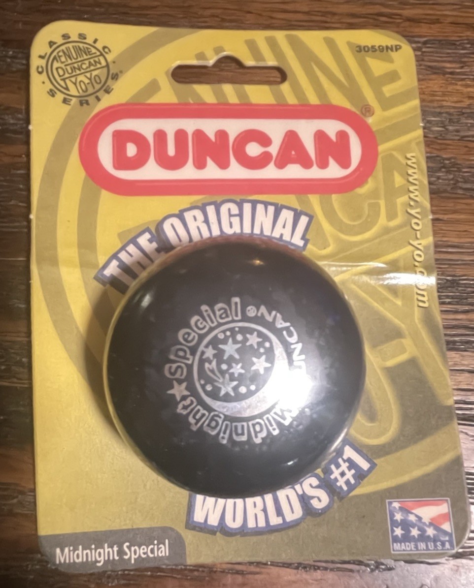 Duncan Midnight Special Yo-Yo Black Vintage 1999 MPN 3059NP