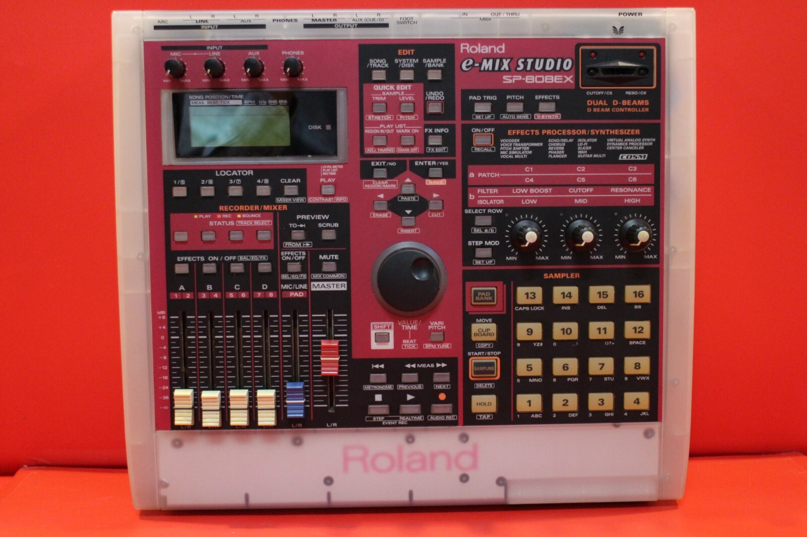 USED ROLAND SP 808 EX Groove Sampler Groovebox  Worldwide Shipping U2274 240606