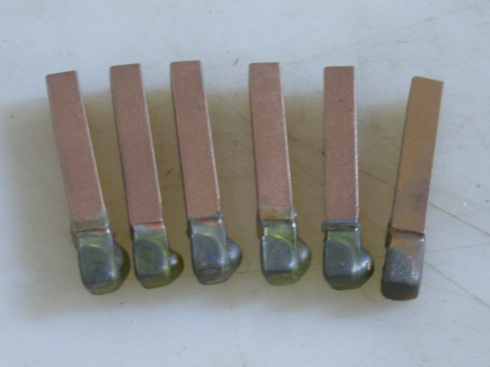 Lot of 6 ea Carbide Tipped Tool Bit AL4  1/4" Square Left Hand  370 Grade C5 726