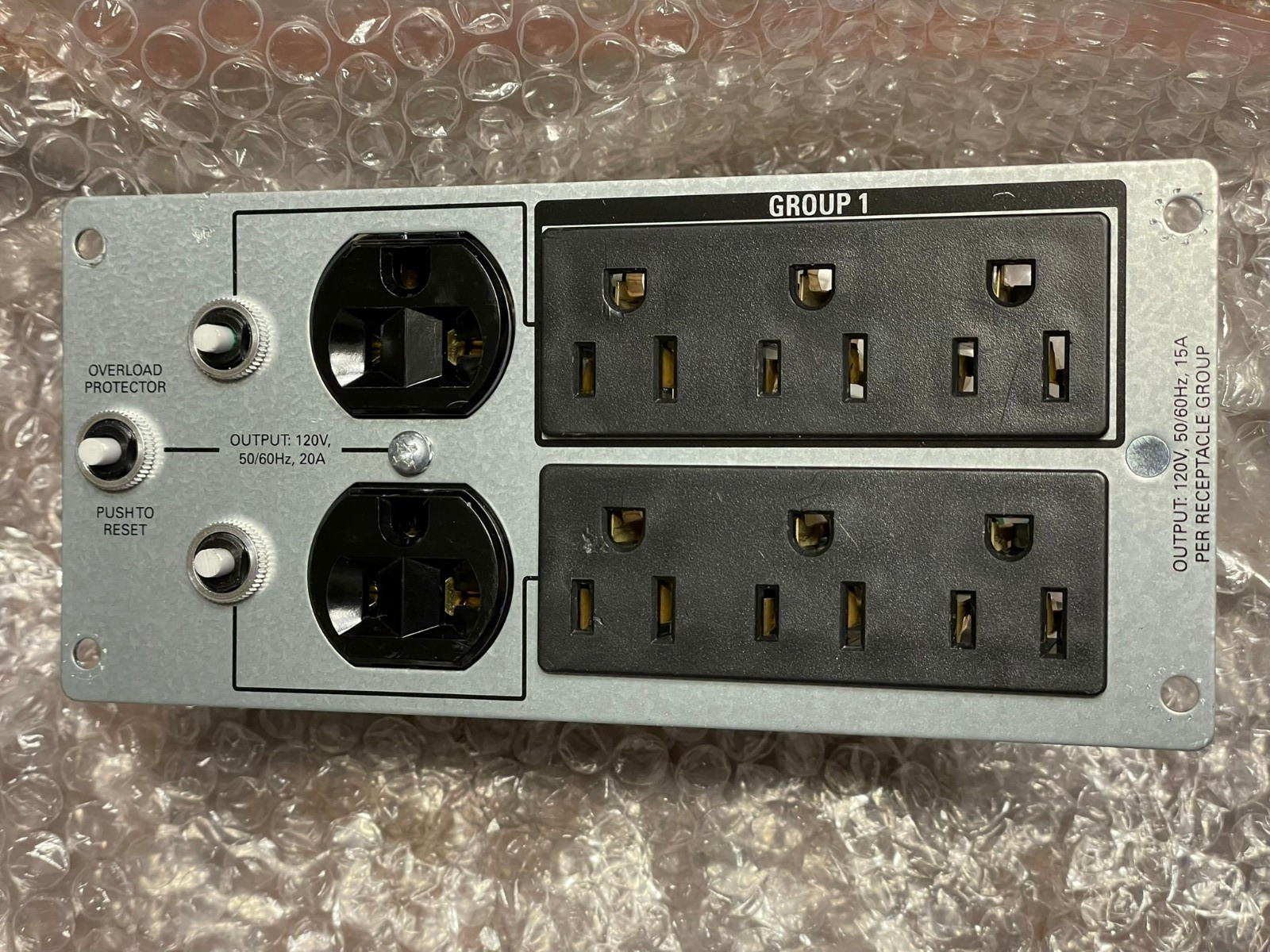 APC Smart-UPS Factory Output Backplate Assembly 8-Outlets Unused OEM Take-Off