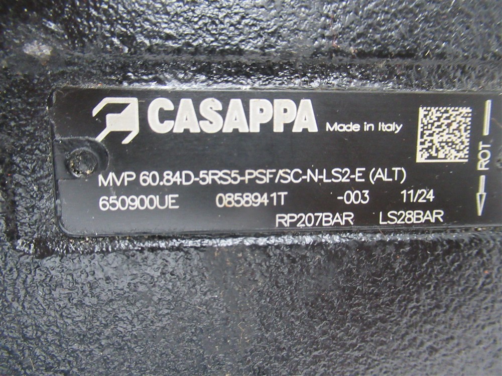 Casappa MVP60.84D-5RS5-PSF/SC-N-LS2-E, Variable Displacement Axial Piston Pump