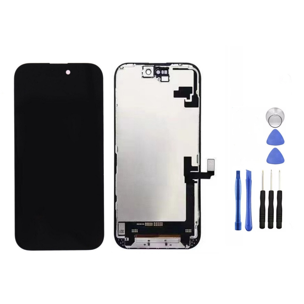 For iPhone 16 Soft OLED Display LCD Touch Screen Digitizer Assembly Replacement