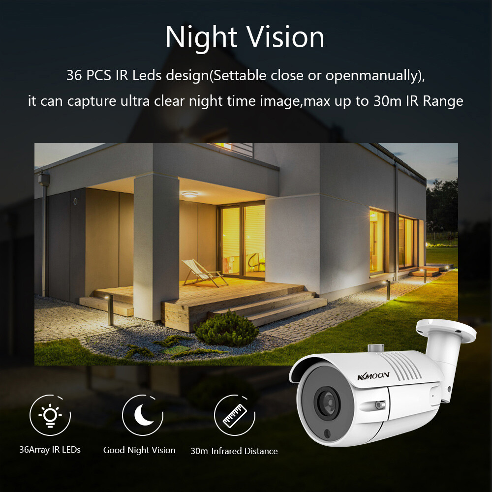 KKMOON 1080P CCTV IP66 Waterproof Home B8S5