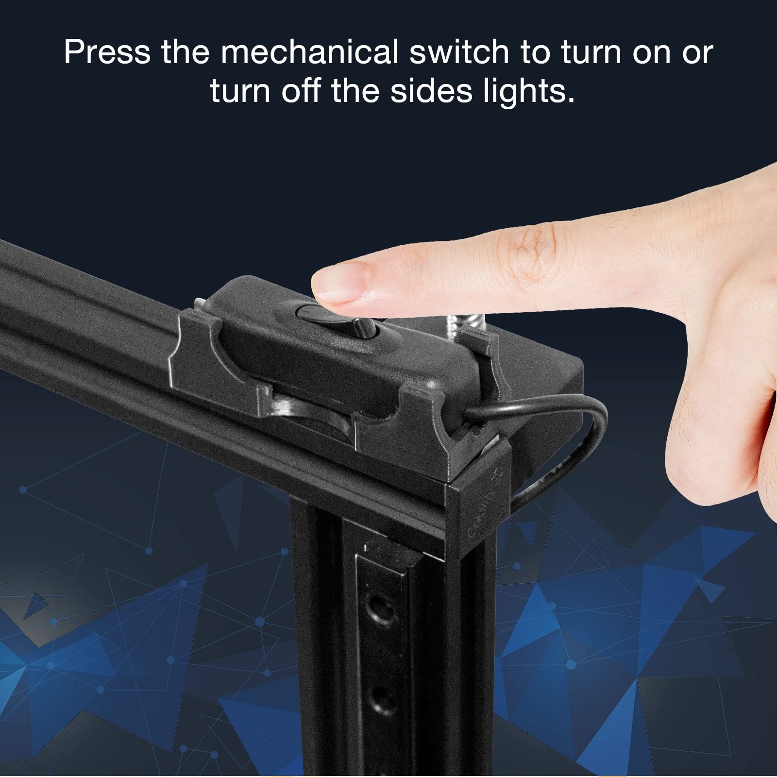 UniTak3D Ender 3 3D Printer LED Light 24V 7.5W Dual Sides Embedded Black