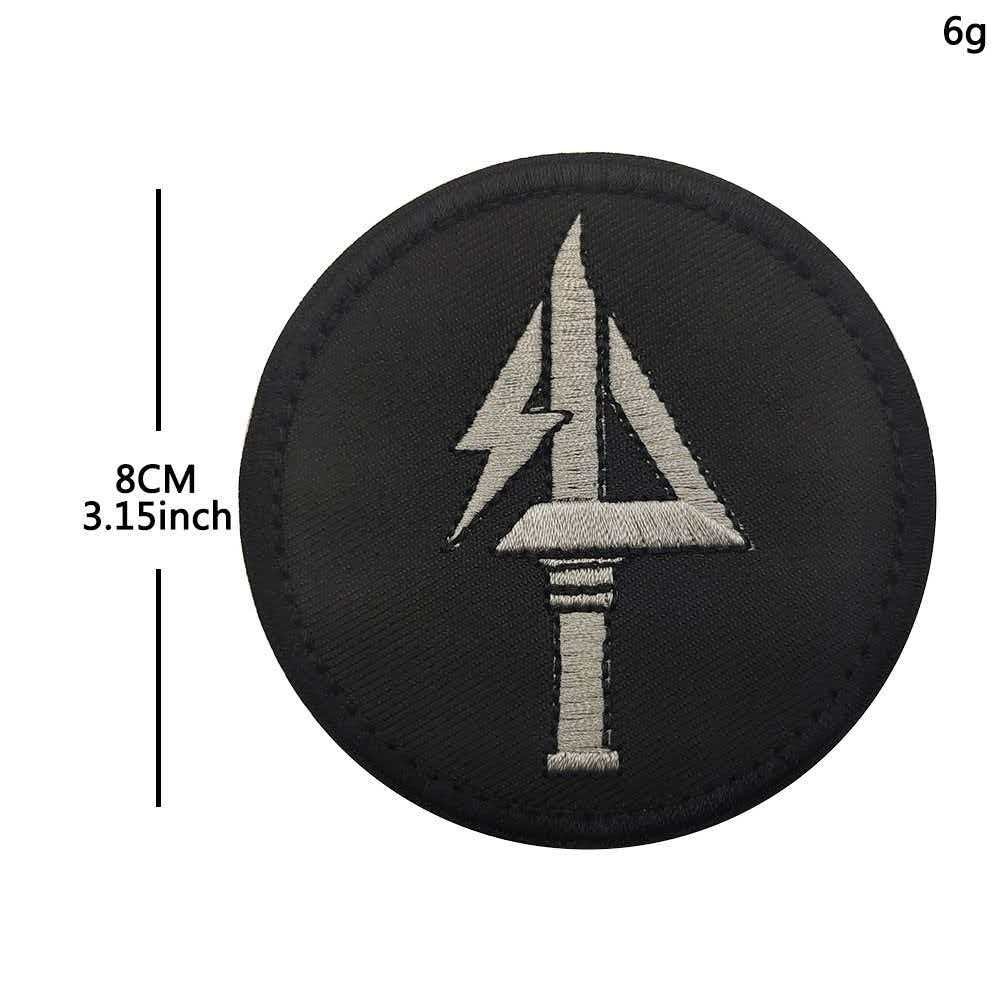 Delta Force CAG ACE US Army Special Force Militray Tactical Hook Patch Black