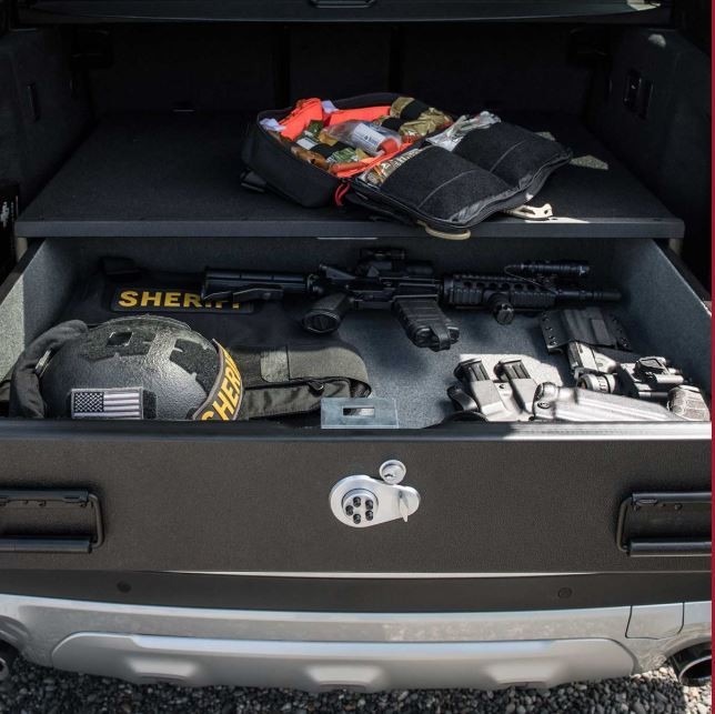 Truck Vault - SUV Series   Extended Base Line 1 drawer gun vault