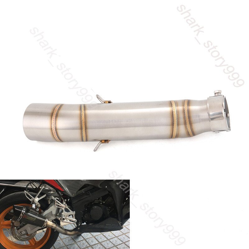For Honda CBR300R CB300F 2015-2019 Slip On Exhaust Mid Link Pipe 51mm System