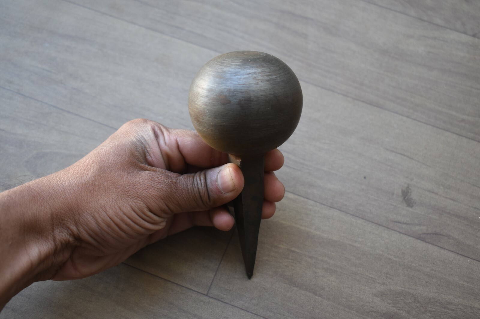 Vintage iron Ball Anvil Blacksmith Hardy Tool Stake mashroom anvil tool