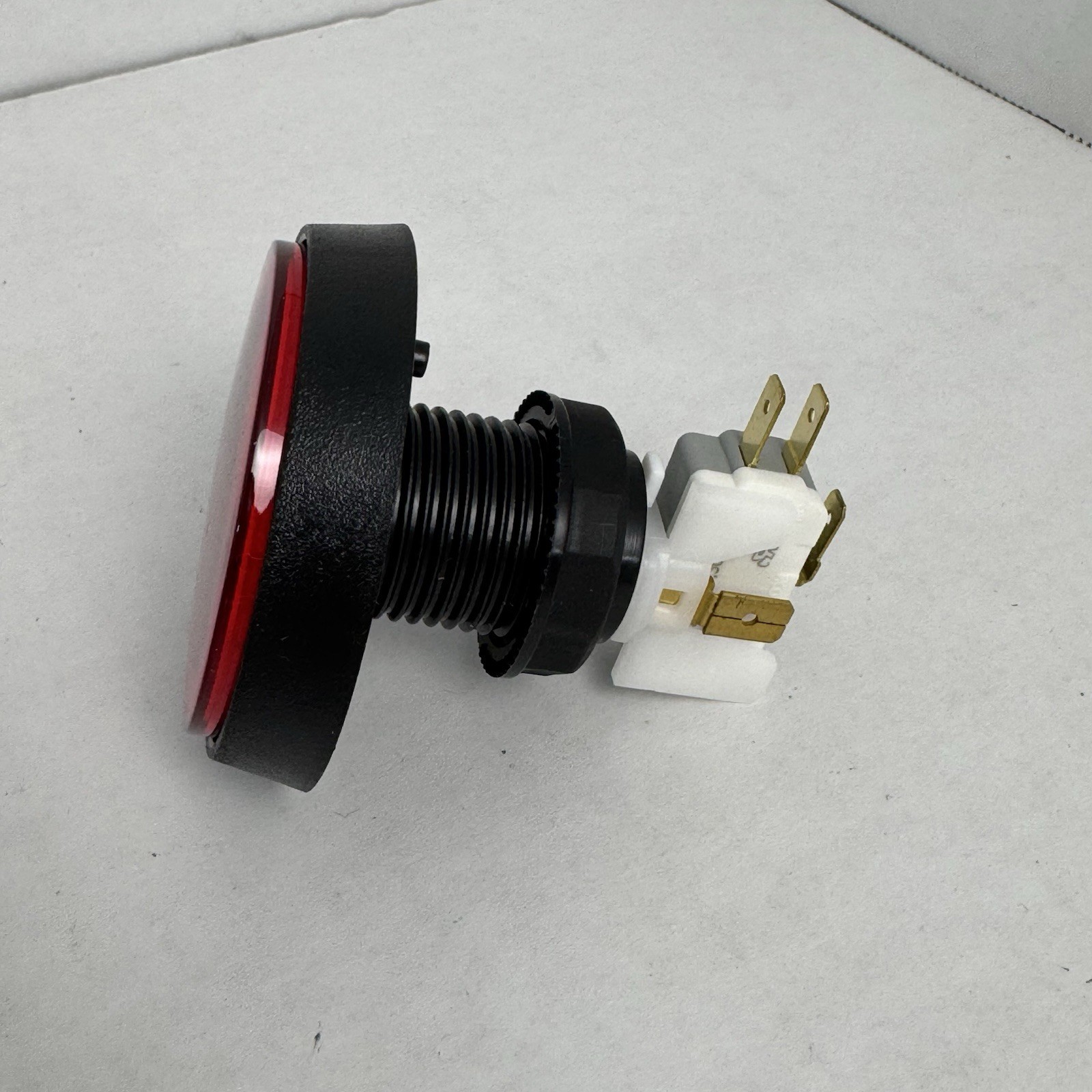2" Red Illuminated Launch Ball Button with Microswitch for Pinball / Arcade