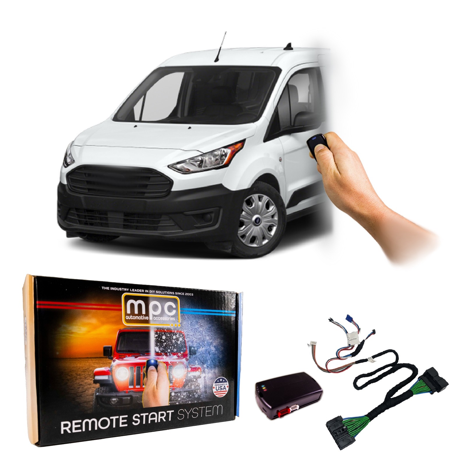 Remote Start Kit For Ford Transit Connect 2019-2022 | Plug and Play | 3X Lock
