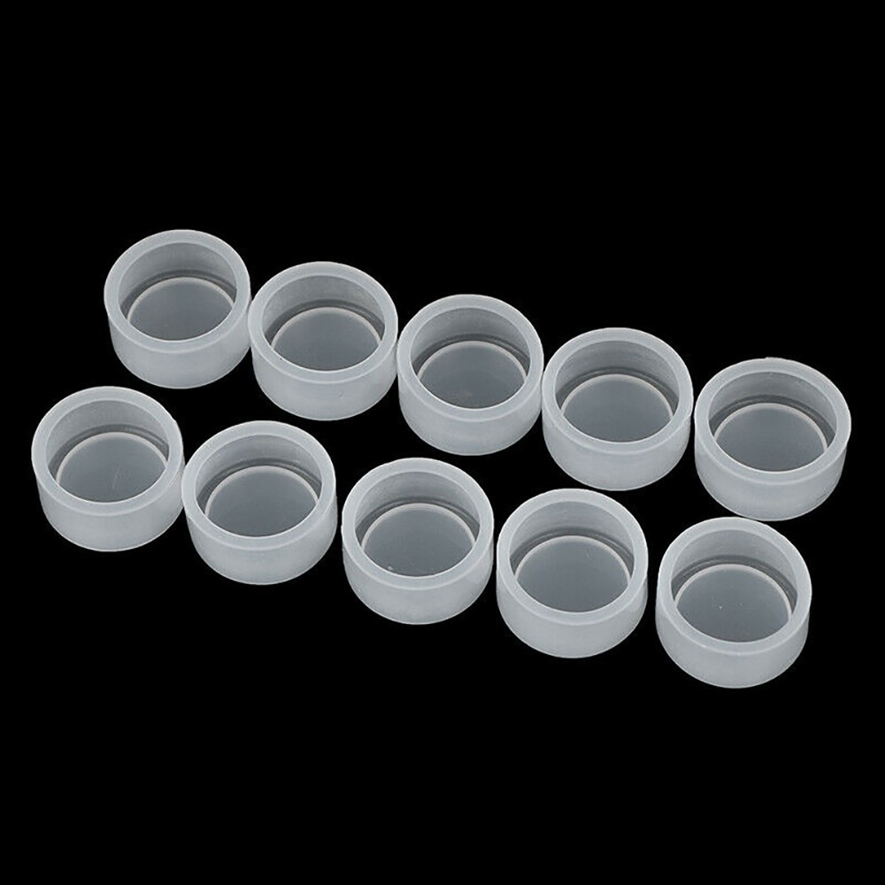 Push Button Switch Cover Clear Petroleum Reasonable Structure Rubber 10pcs