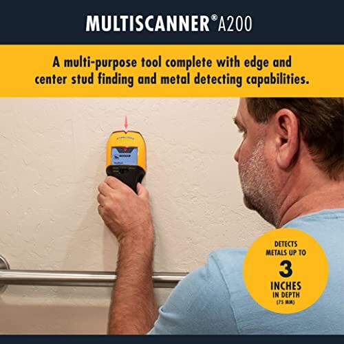 Zircon Multiscanner A200 Electronic Wall Scanner / Metal Detector/ Live AC Wi
