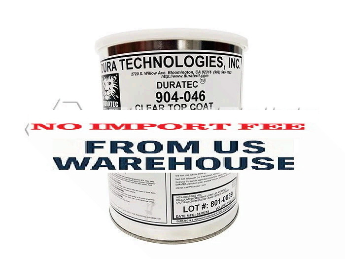 Durɑtec 904-046 Clear Hi-Gloss Topcoat 1 Gallon Polyester Composite Finish