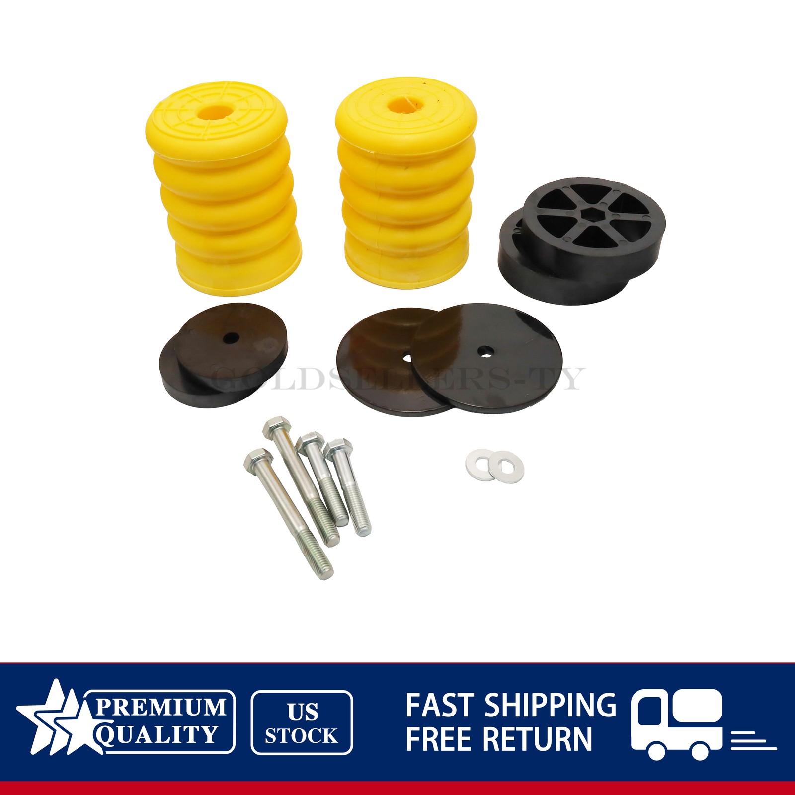 NEW Set Of 2 Rear Helper Fits For Ford Transit-350 SSR-121-54 US