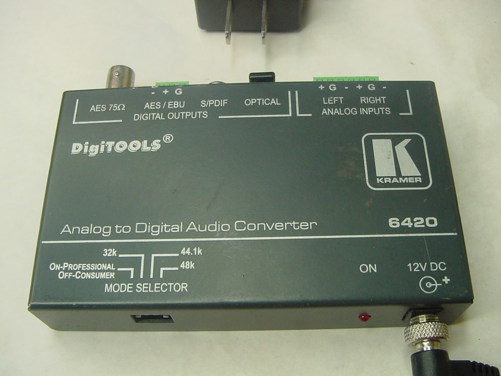 KRAMER DIGITOOLS ANALOG TO DIGITAL CONVERTER 6420
