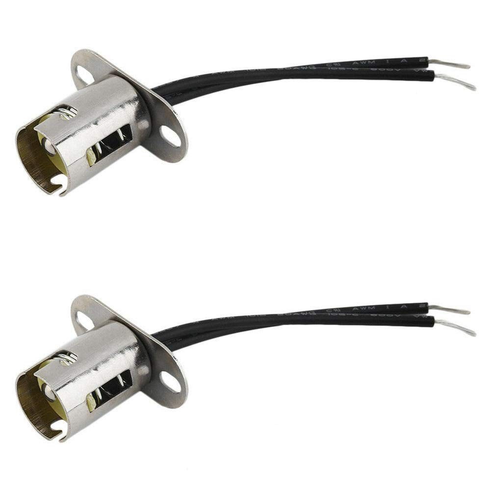 2-Pack 1157 LED Light Bulb Socket Holders - Reliable Electrical Connections