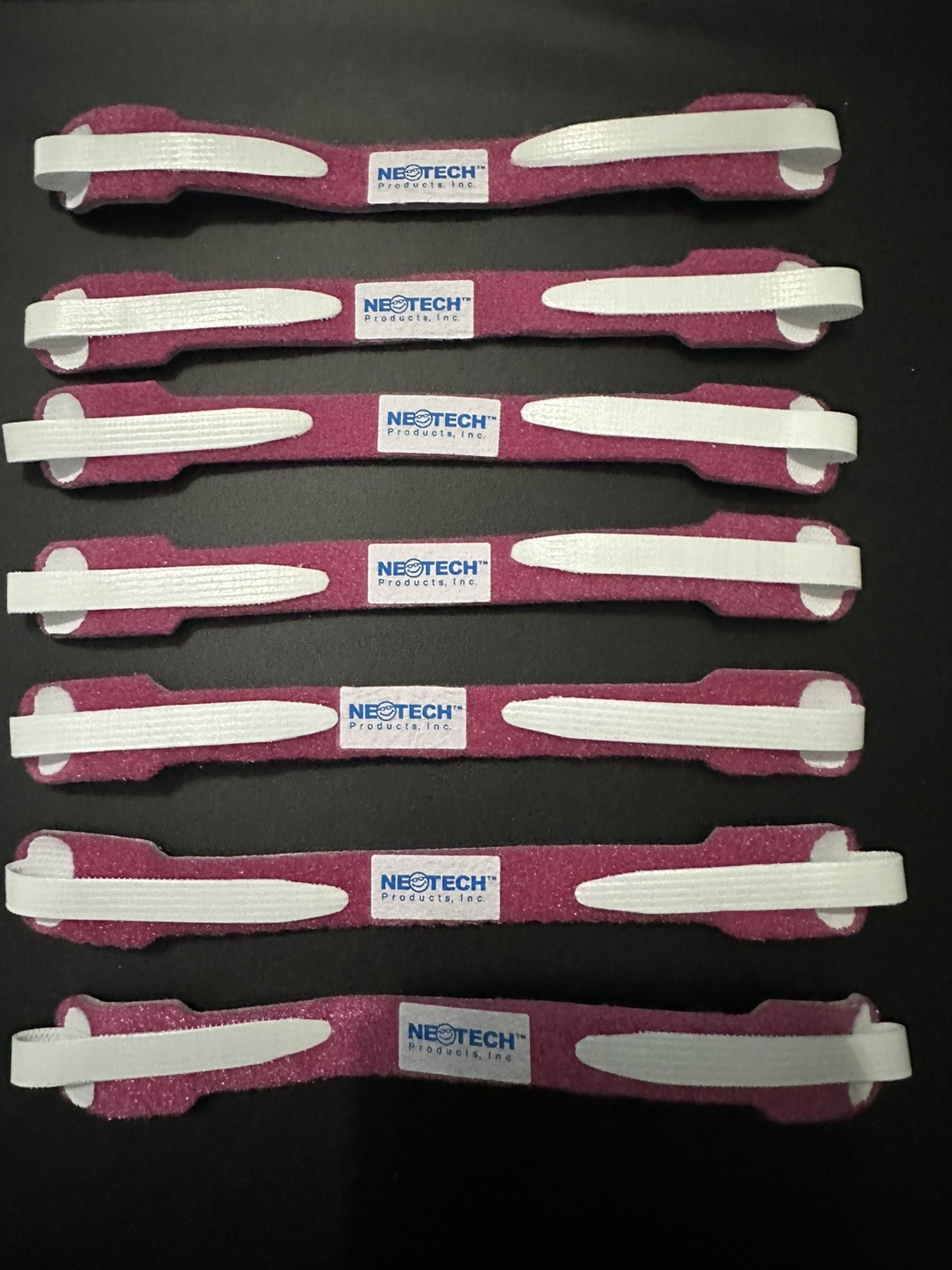 Neotech EZCare Softouch 6” Pink Tracheostomy Tube Holder (9 Trach Ties).