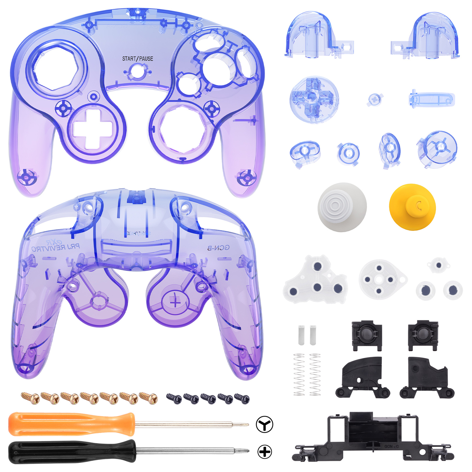 For Nintendo GameCube Controller Replacement Full Housing Shell Cover Buttons