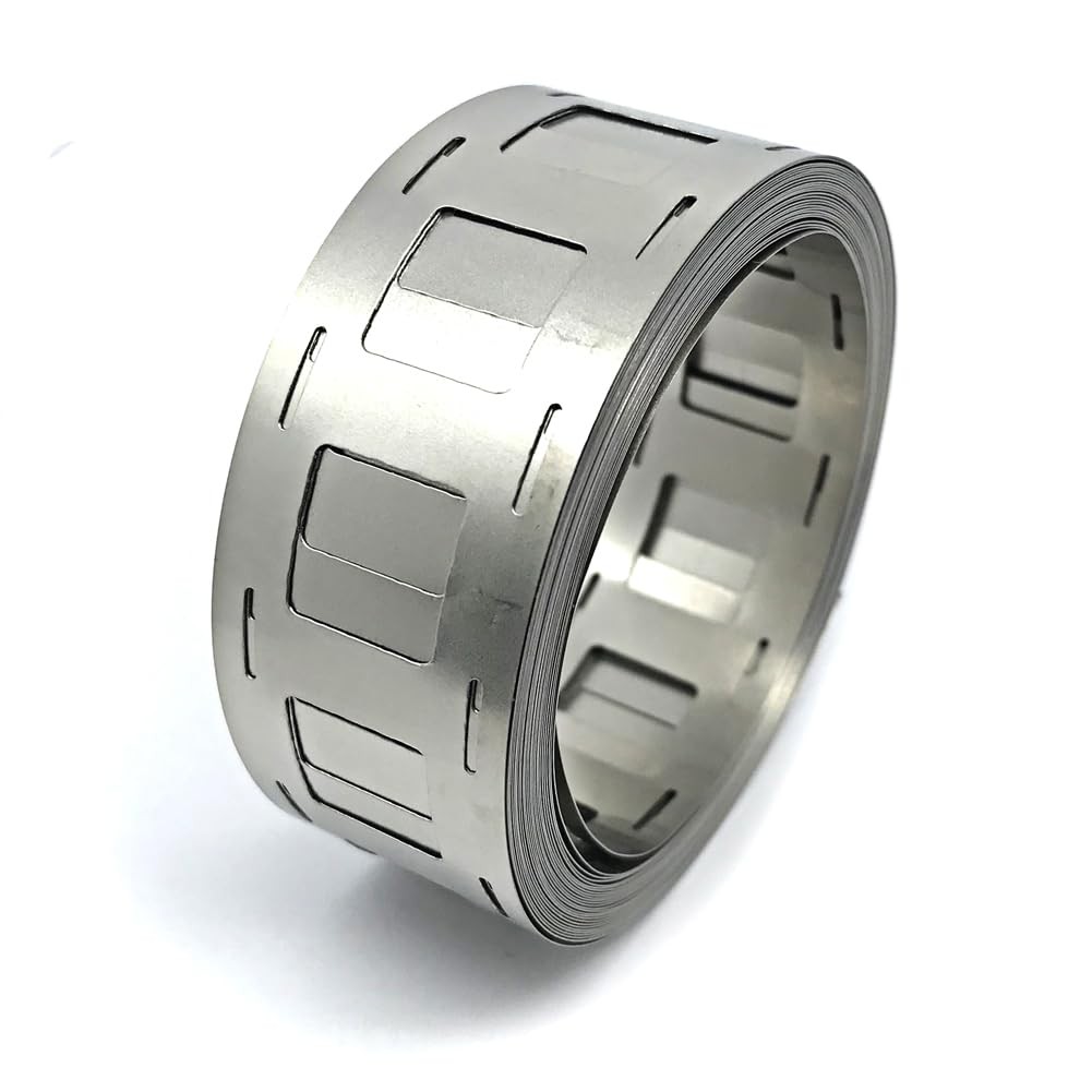 2P Nickel Strip 0.15X27Mm (16.4Ft/Roll) Spacing 20.2Mm for 18650 Soldering, Li-P
