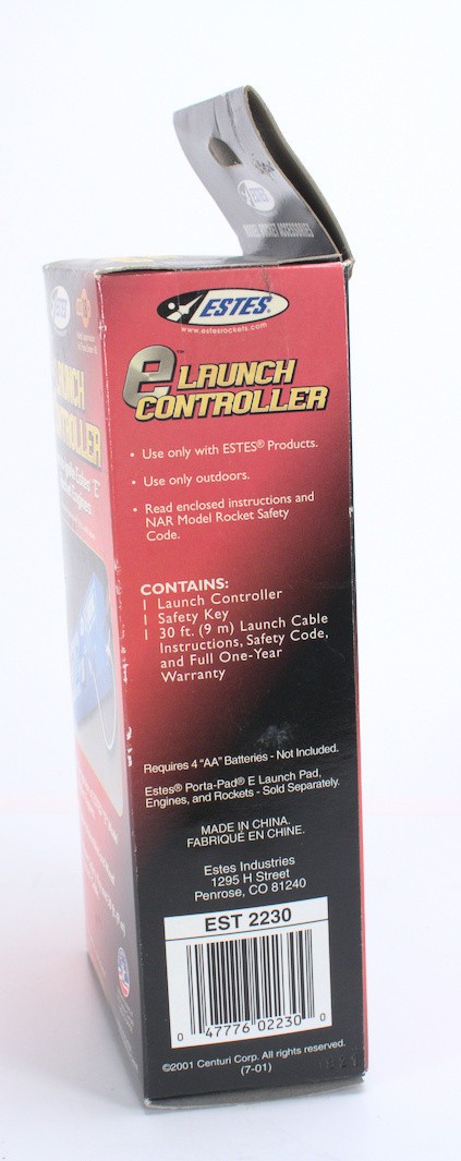 Estes E Launch Controller For All Flying Model Rocket Engines 2230