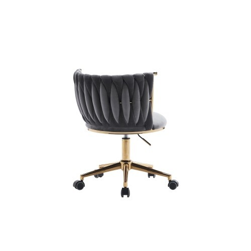 Office chair Upholstered ergonomic office chair with adjustable rotating wheel