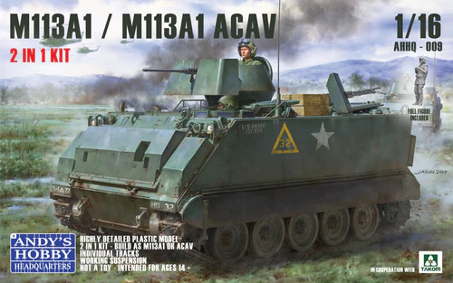1/16 M113A1/M113A1 ACAV Armored Personnel Carrier (2 in 1)