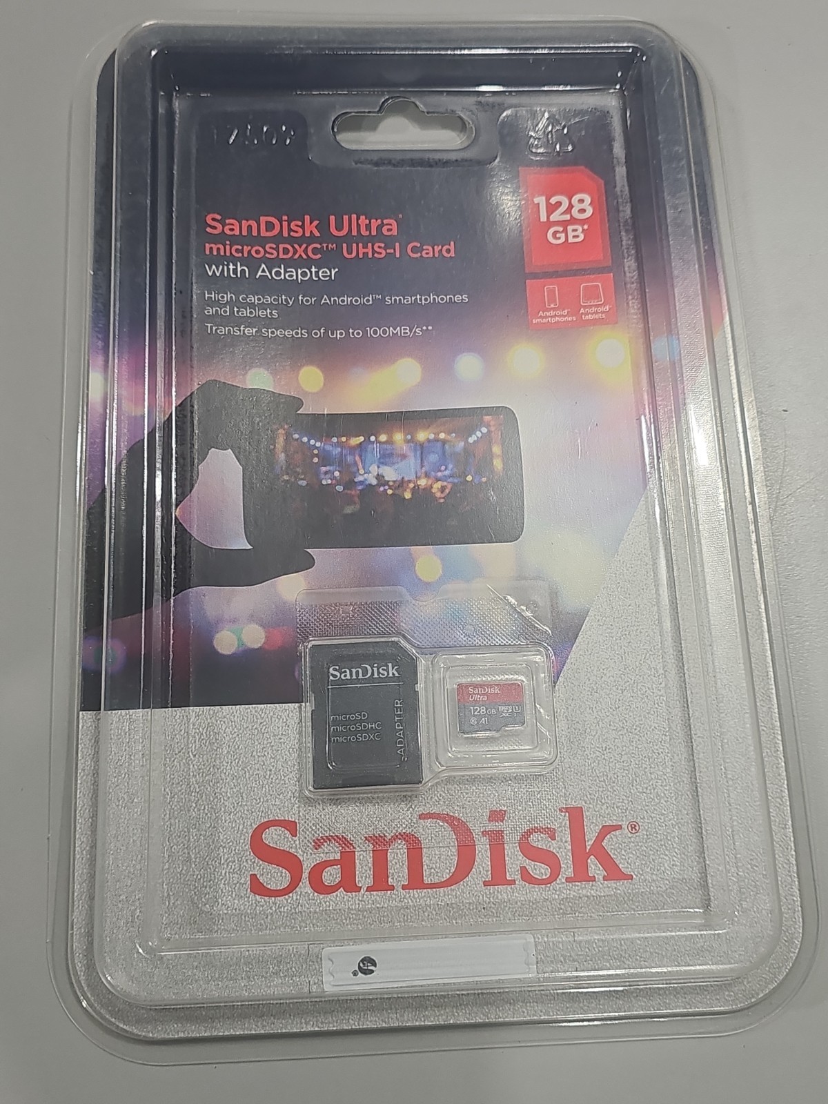 SanDisk Ultra micro SDXC UHS-I Card 128GB With Adapter