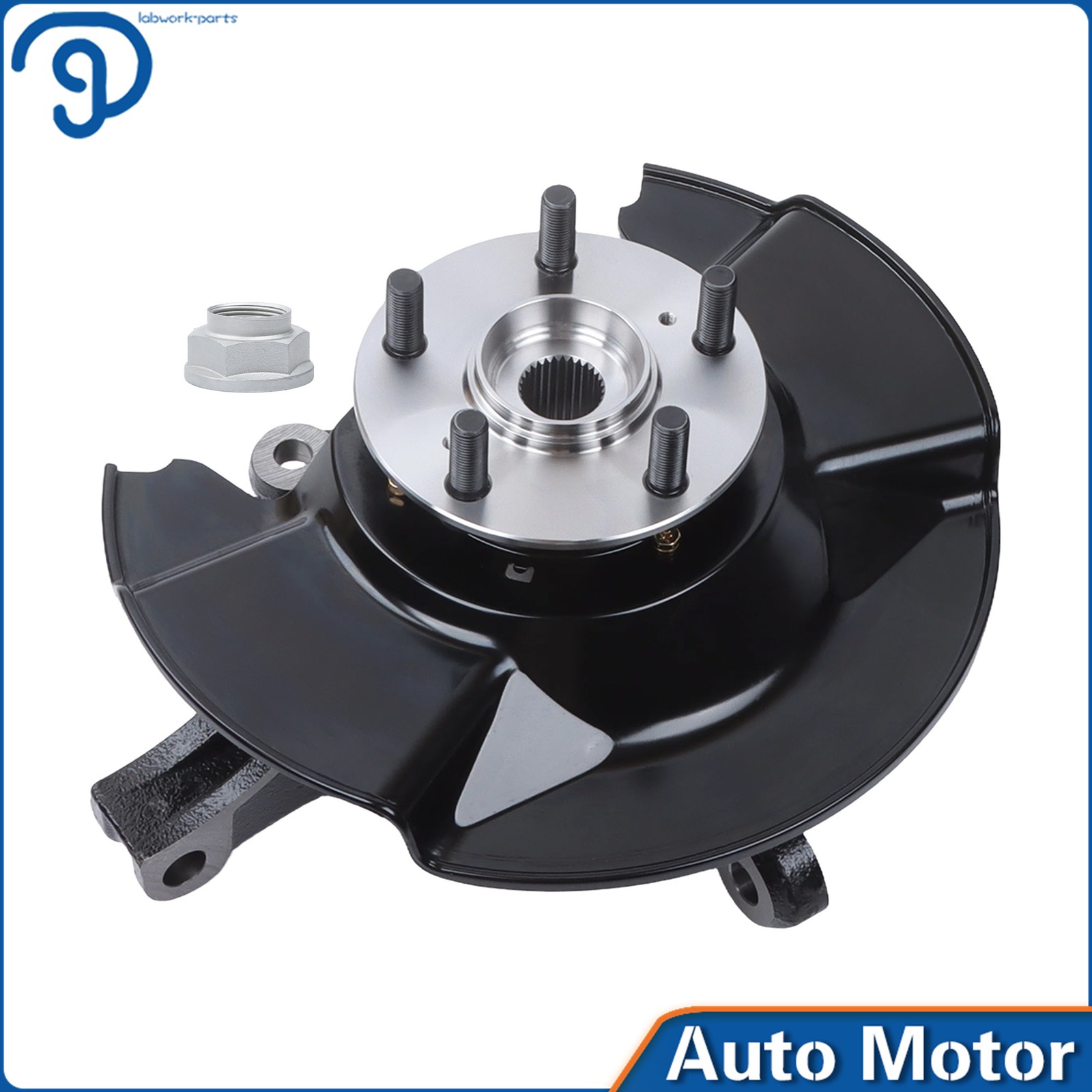 Steering Knuckle & Hub Bearing Assembly For Honda Ridgeline 2006-14 Front Right