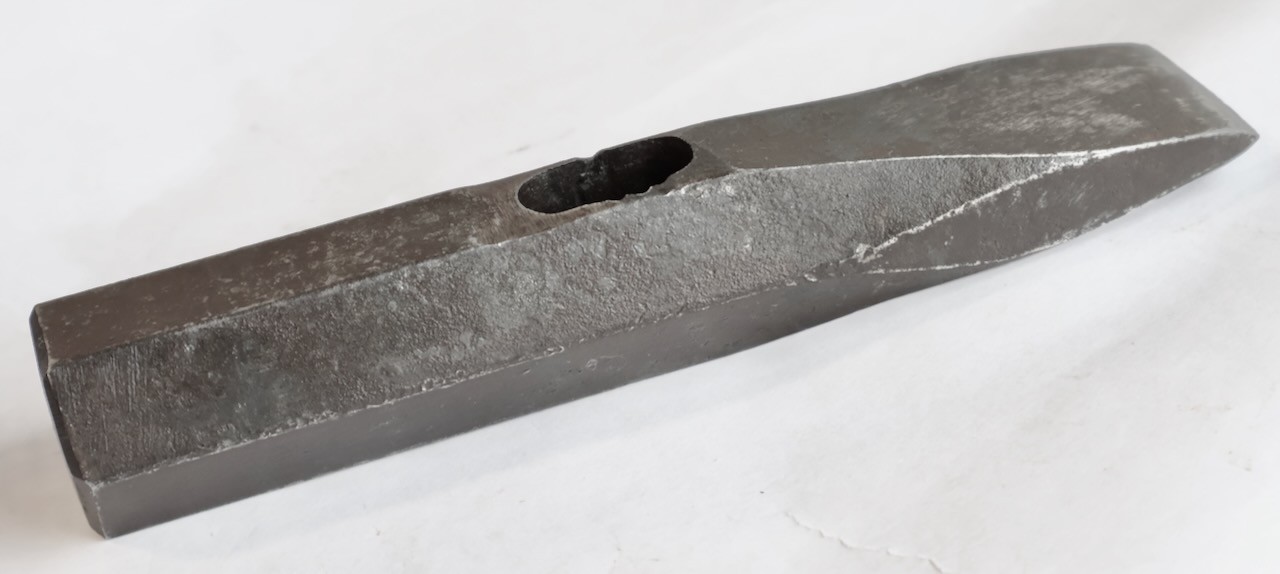 2 Lb. 2.6 Oz. Hexagon Shaped Stone Mason / Blacksmith Hammer Head / MT Tools