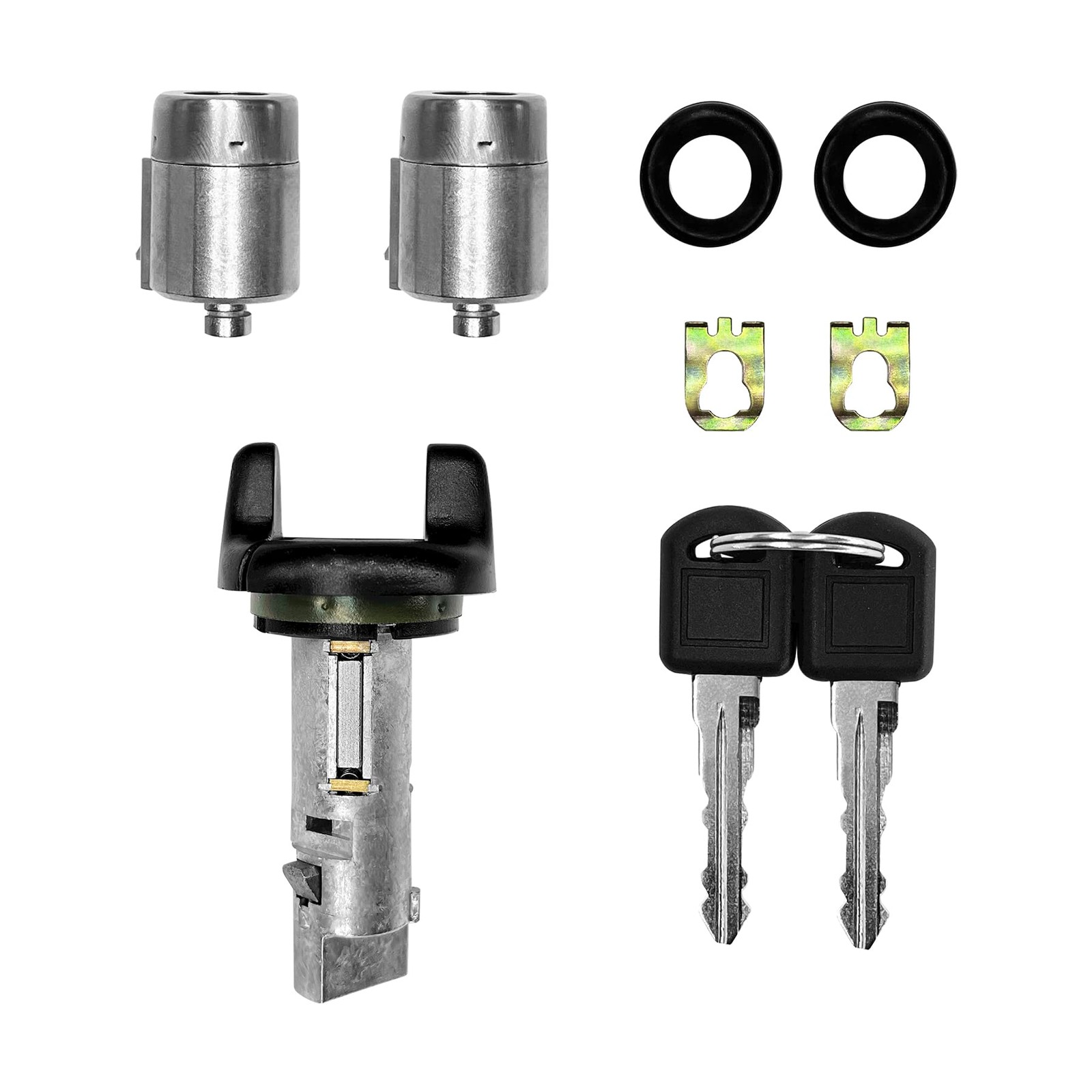 Ignition & Door Lock Cylinder Set w/ Keys for 95-97 Chevy GMC C/K Pickup SUV