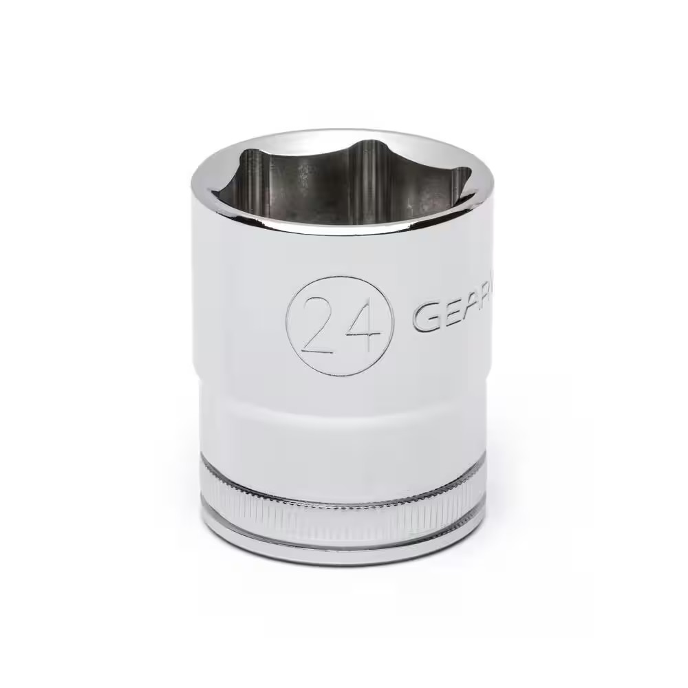 1/2 In. Drive 6 Point Metric Standard Socket 24 Mm