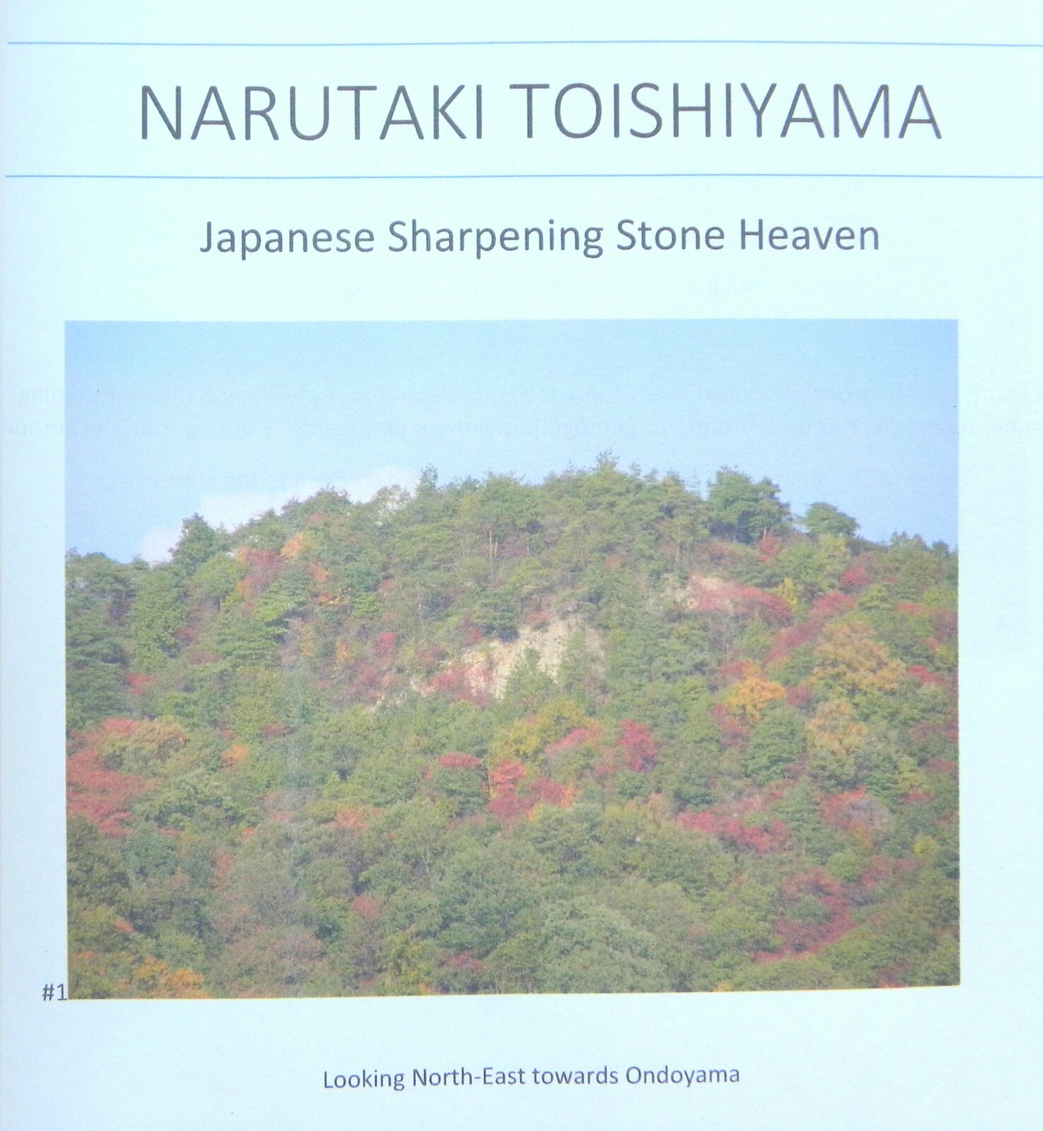 JAPANESE SHARPENING STONE HEAVEN Book 300+photos, 188pages Signed by Author