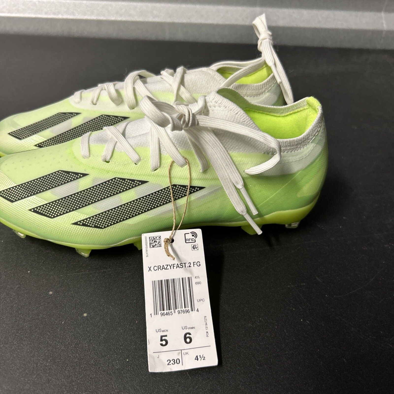 🔥 New Men US 5/WMN US 6 Adidas X CRAZYFAST.2 FG Firm Ground Soccer Cleats