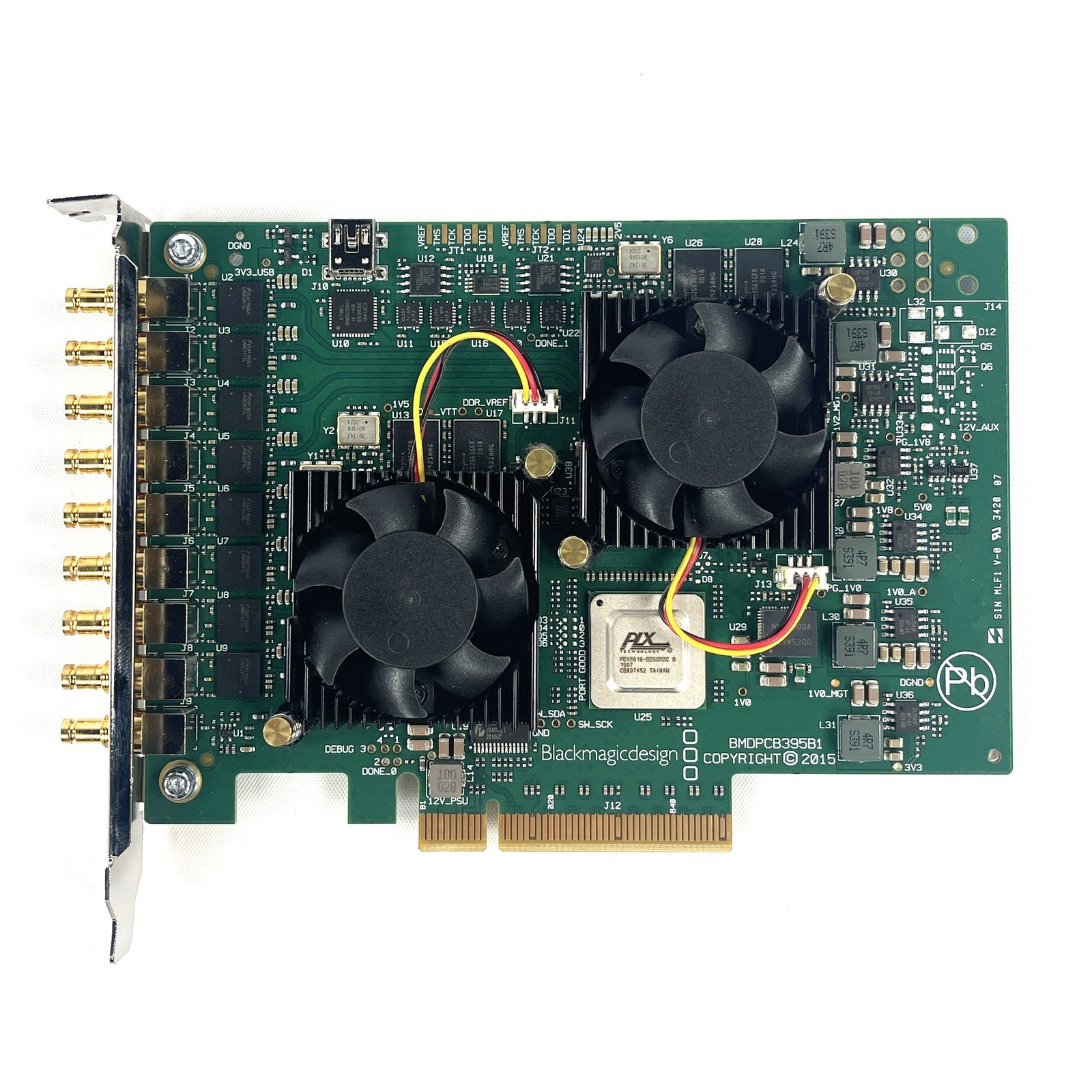 Blackmagic Design DeckLink Quad 2 8-Lane PCIe Capture Playback Card BMDPCB395B1