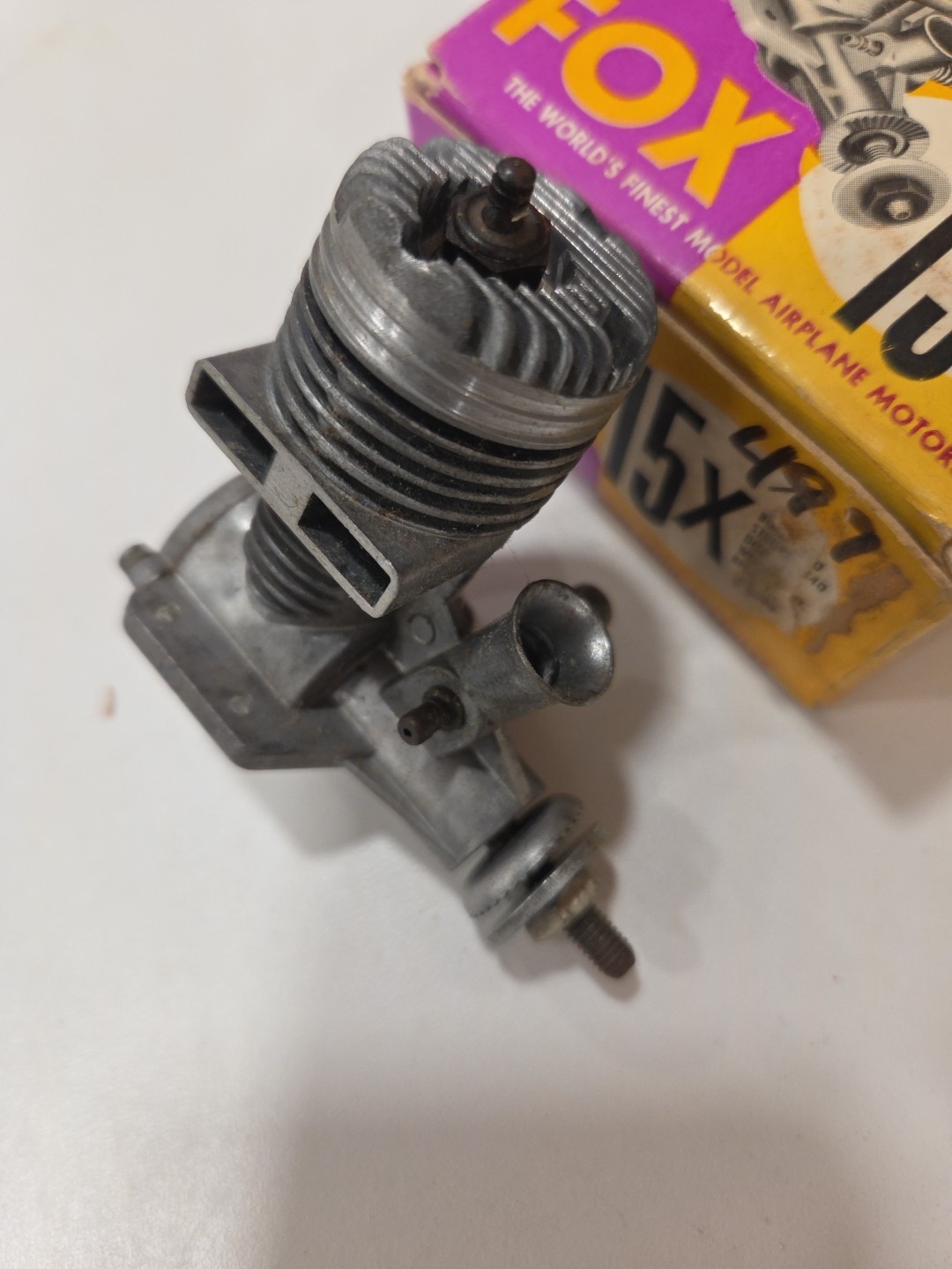 Fox 15X Model Airplane Engine In Original Box Vintage C/L