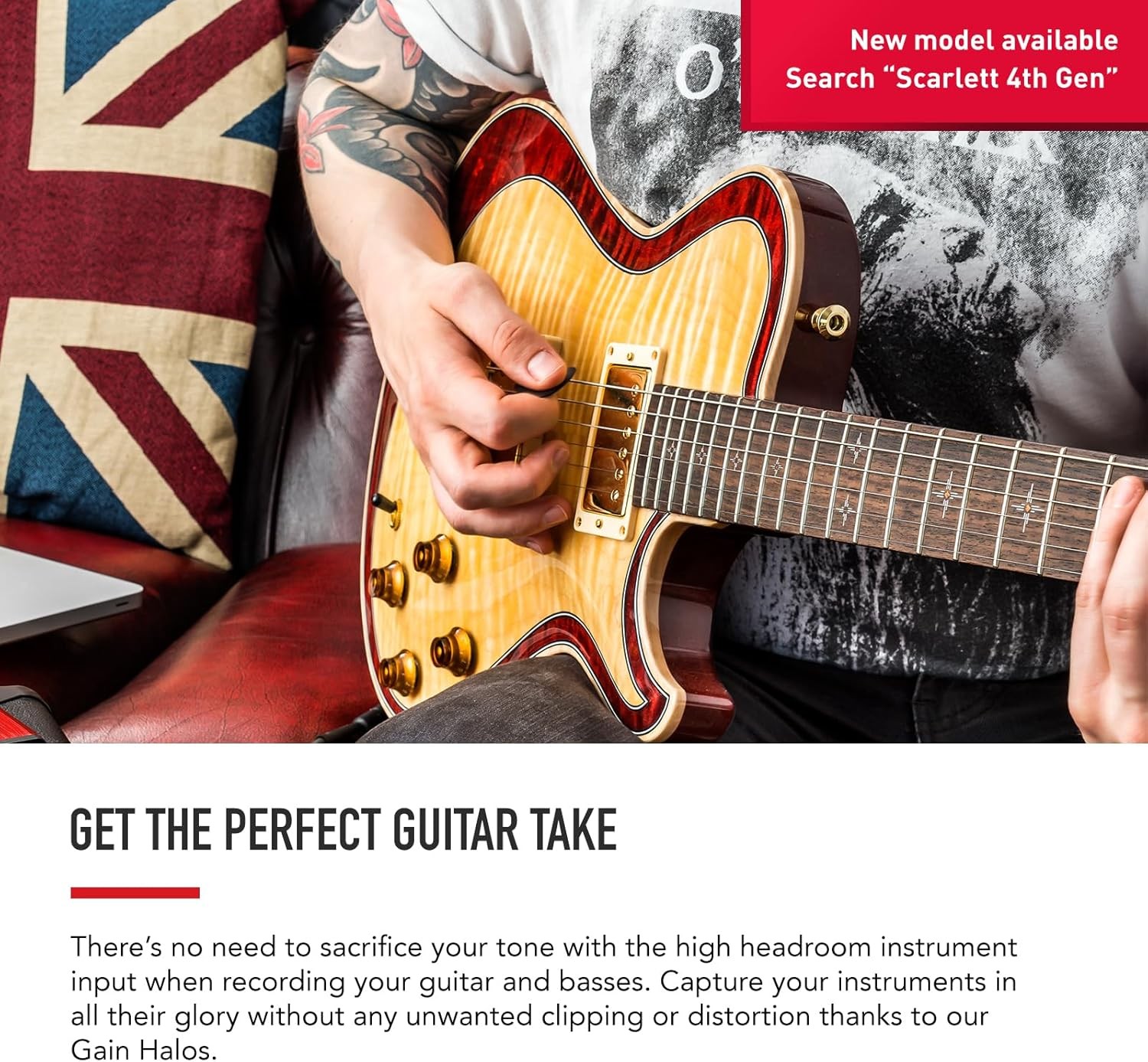 The third-generation USB audio interface is suitable for guitarists, singers,