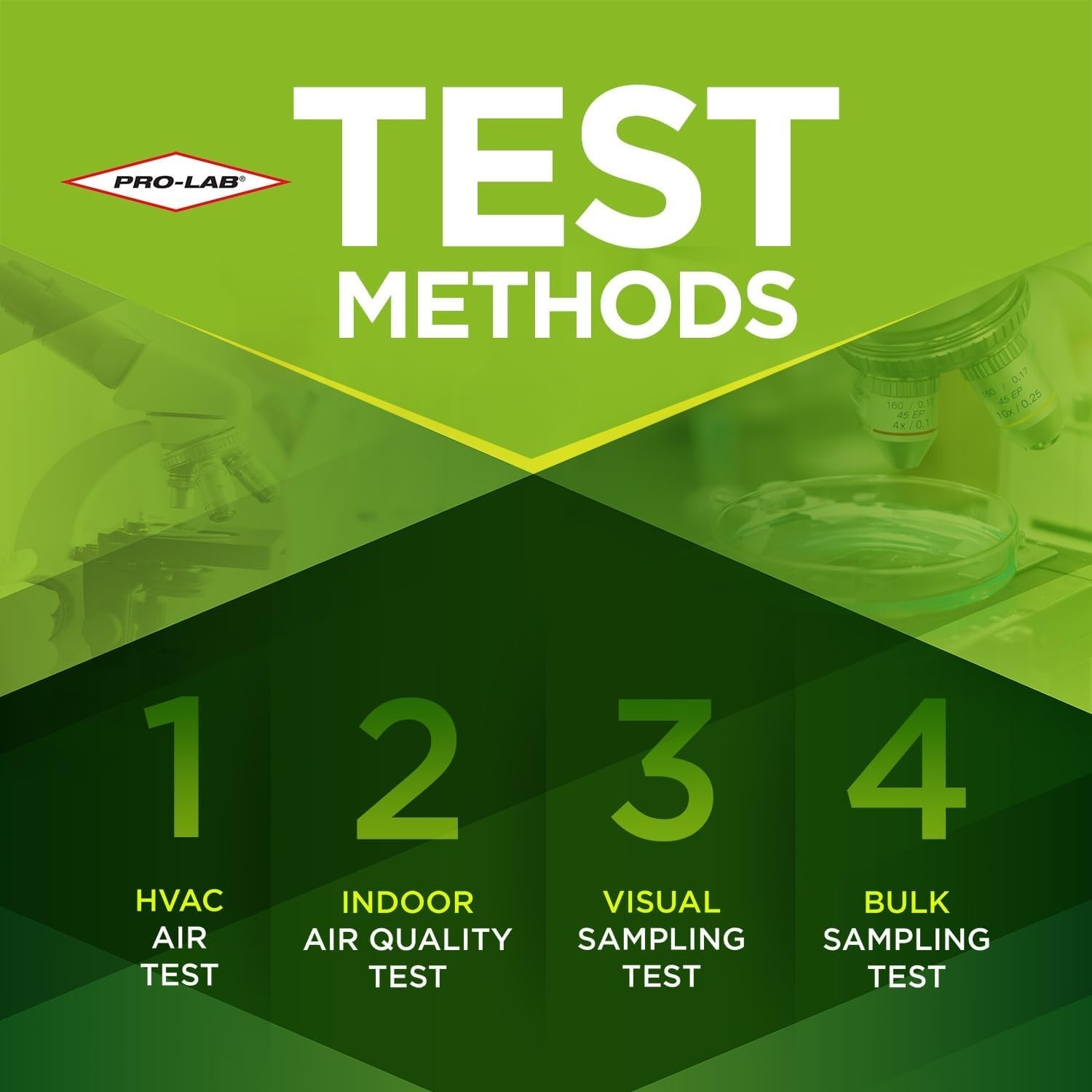 Home Mold Kit: Air, Surface, Bulk Samples + Lab Fee, Expert Advice Included